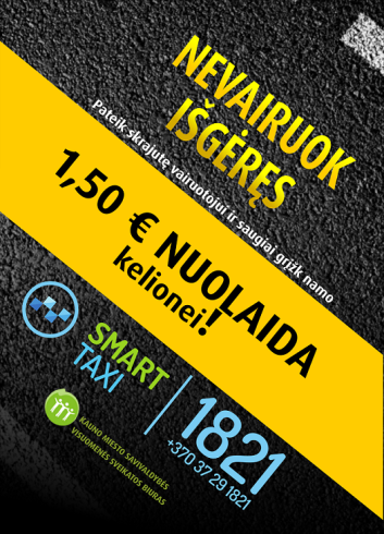 Startuoja akcija "Nevairuok išgėręs"