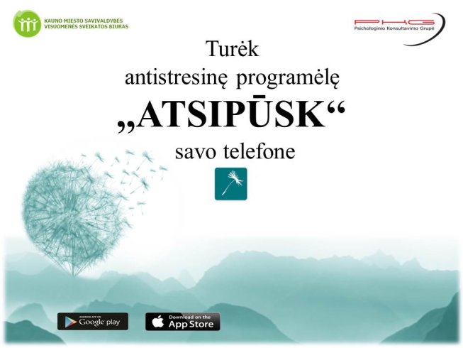 Pristatome išmaniąją programėlę, skirtą streso mažinimui